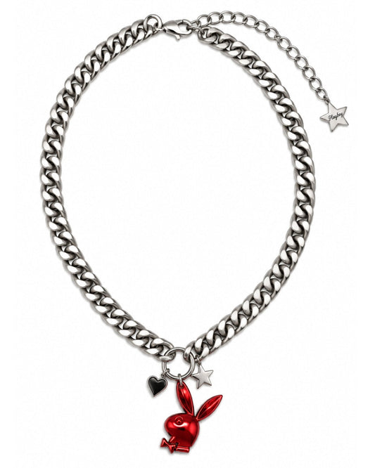 Playboy 3D Playboy Rabbit Head Necklace