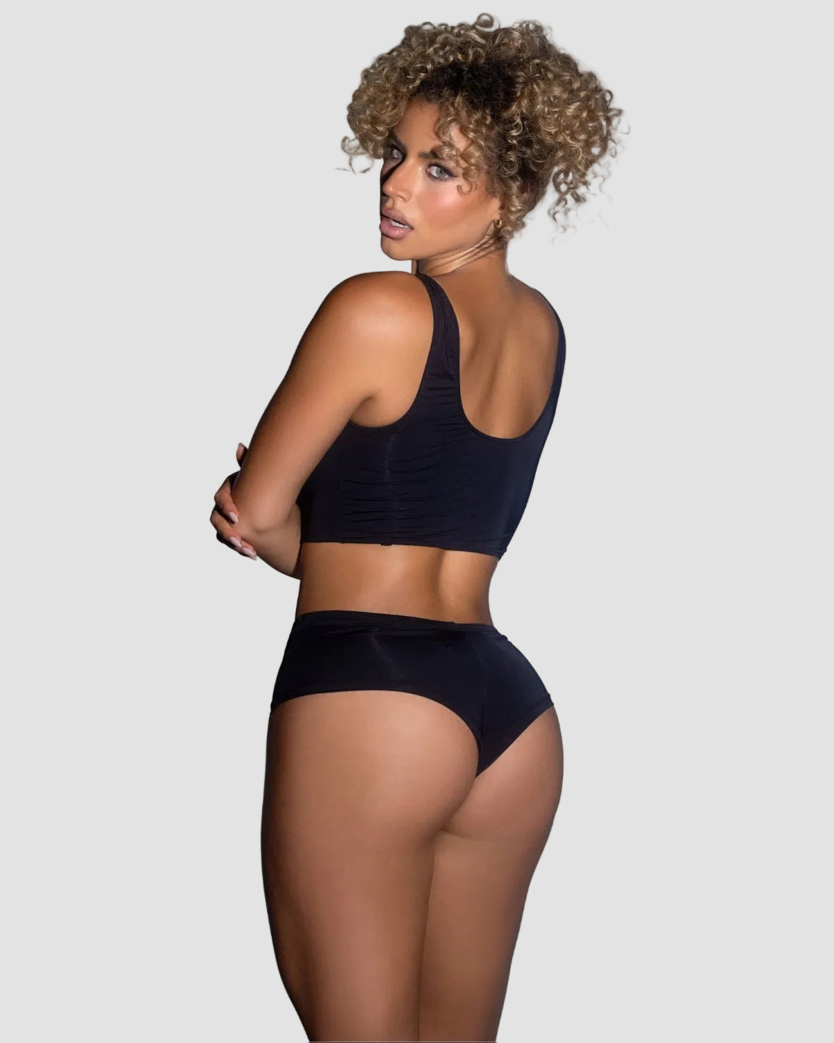 Playboy Bling Bunny 2-Piece Lounge Set - Black
