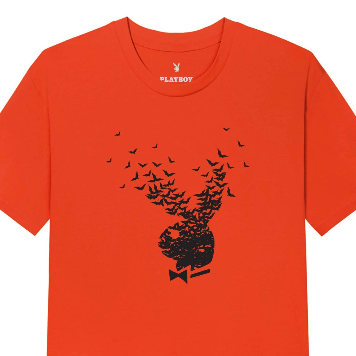 Playboy Exploding Bat T-Shirt - ORANGE
