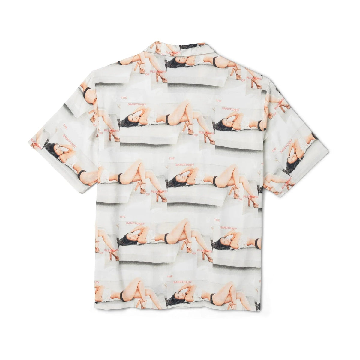 Playboy Men's Sanctuary Camp Shirt - White