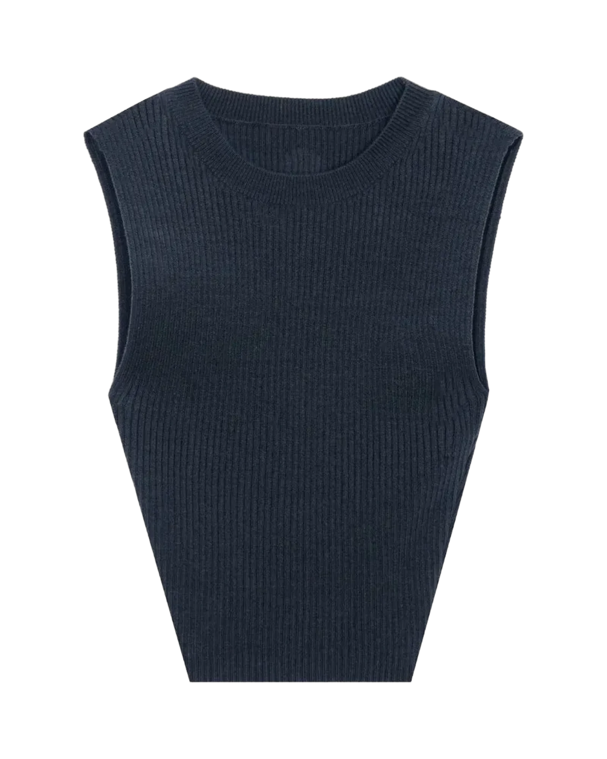 Playboy Women's Cropped Ribbed Tank