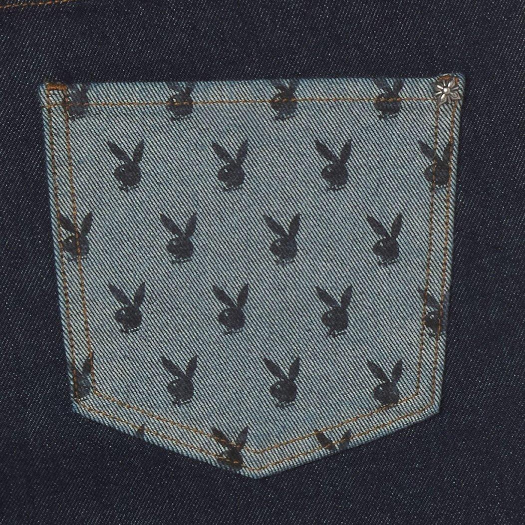 Playboy x John Richmond Denim Pants - Dark Blue