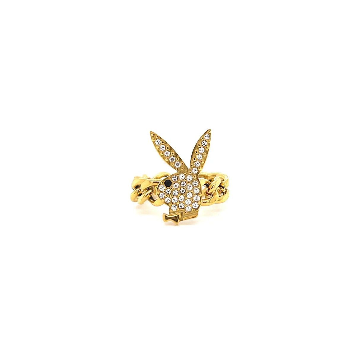 Playboy The Playboy Chain Ring - Gold