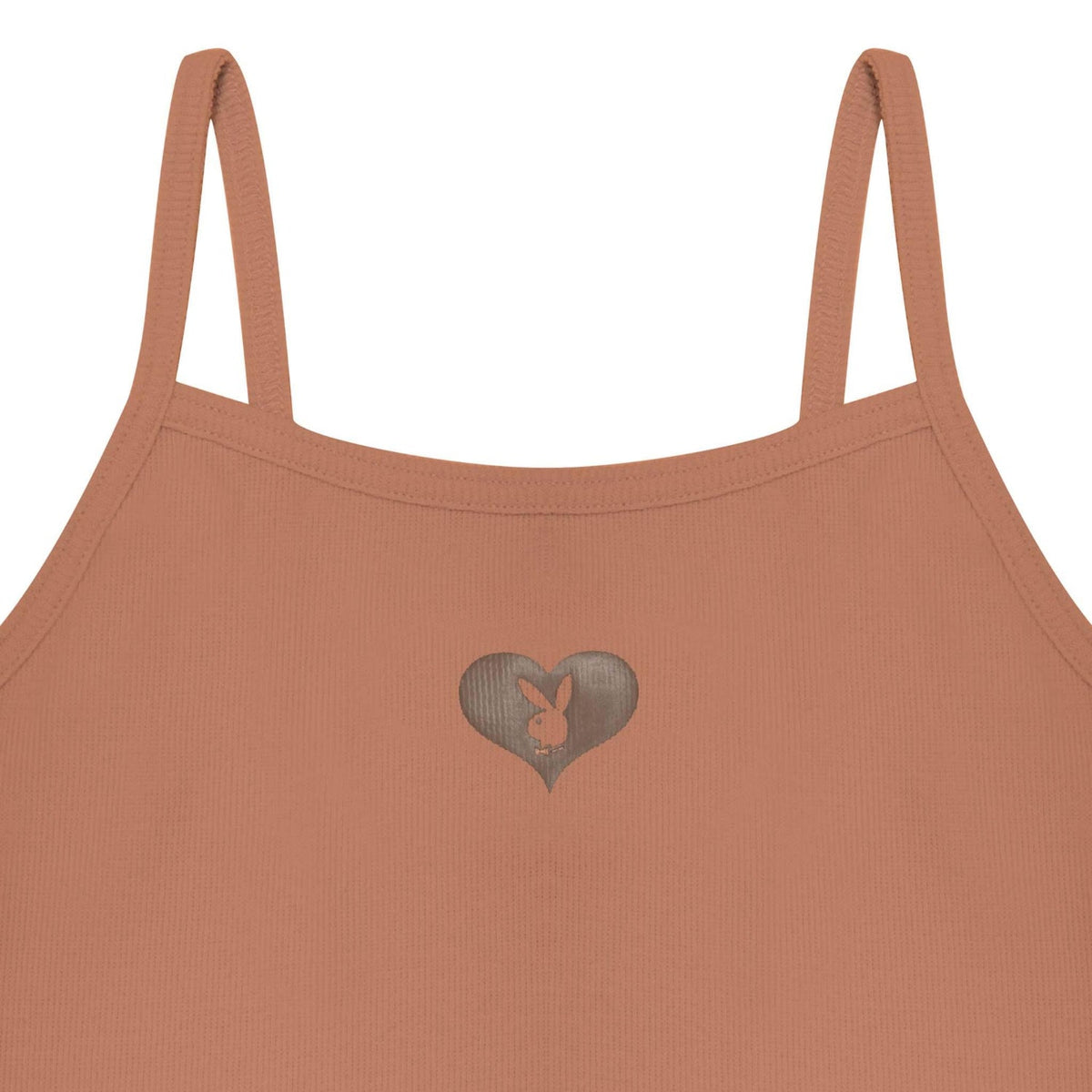 Playboy Women's Bunny Heart Binded Cami - Beaver fur