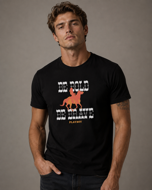 Playboy Be Bold Western Tee.