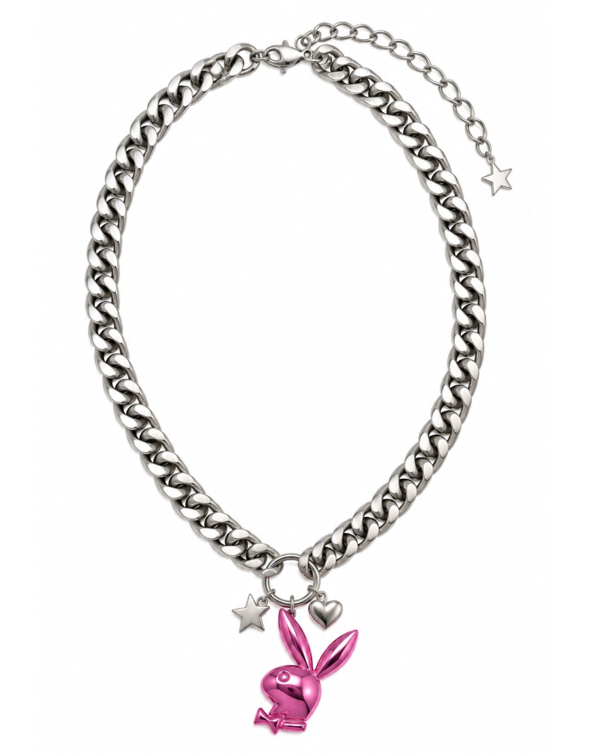 Playboy 3D Playboy Rabbit Head Necklace