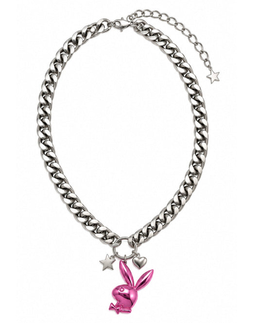 Playboy 3D Playboy Rabbit Head Necklace