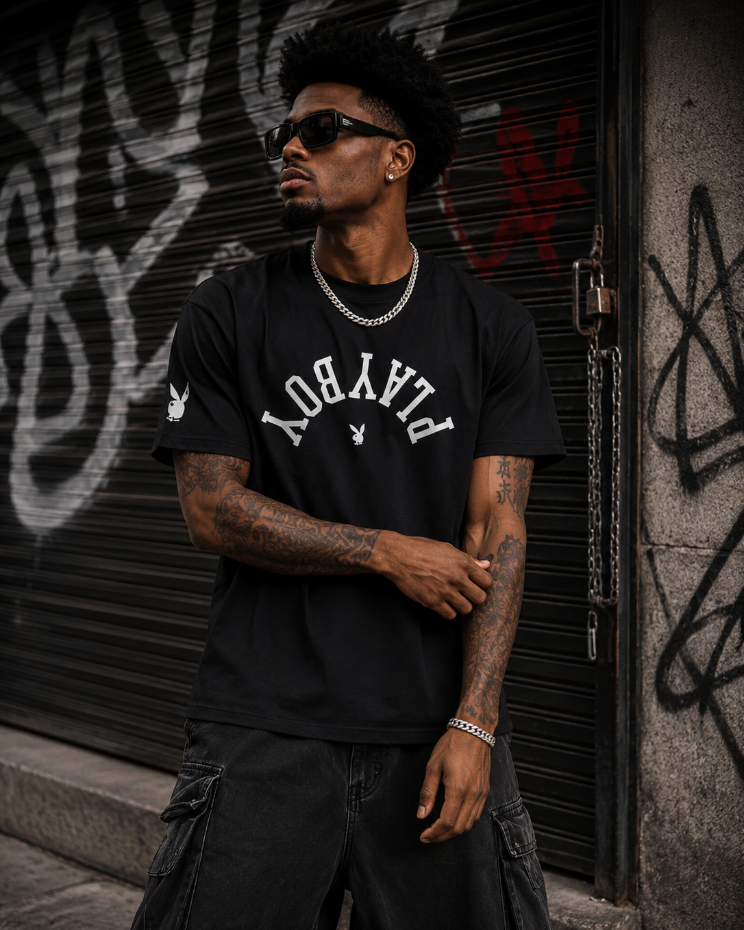 Playboy Upside Down Tee