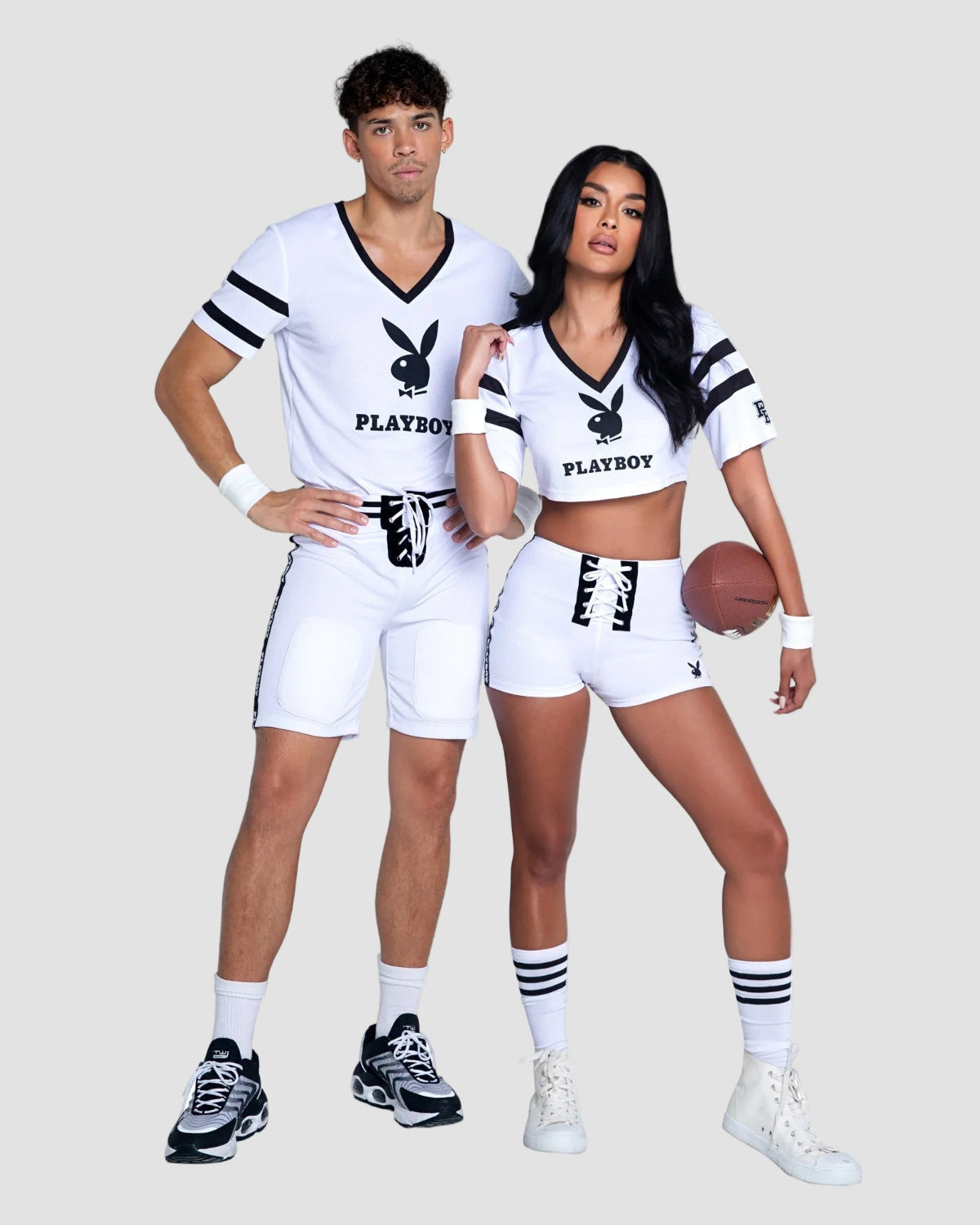 Playboy Football Touchdown Hunk - White/Black