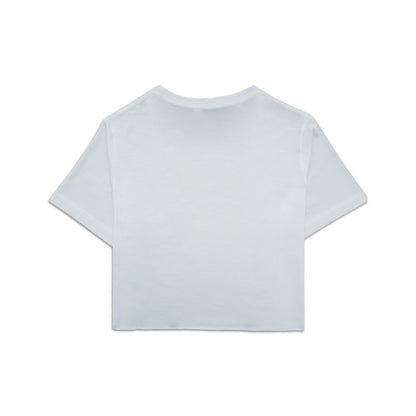 Playboy Blue Crush Crop Tee - White