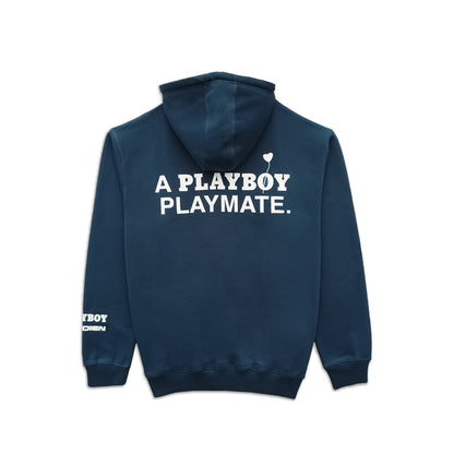 Playboy x Audien First Love Hoodie - Midnight Teal