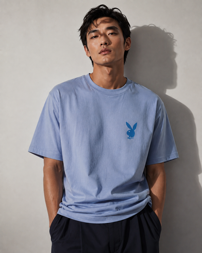 Playboy Jazz Cover Tee - Light Blue
