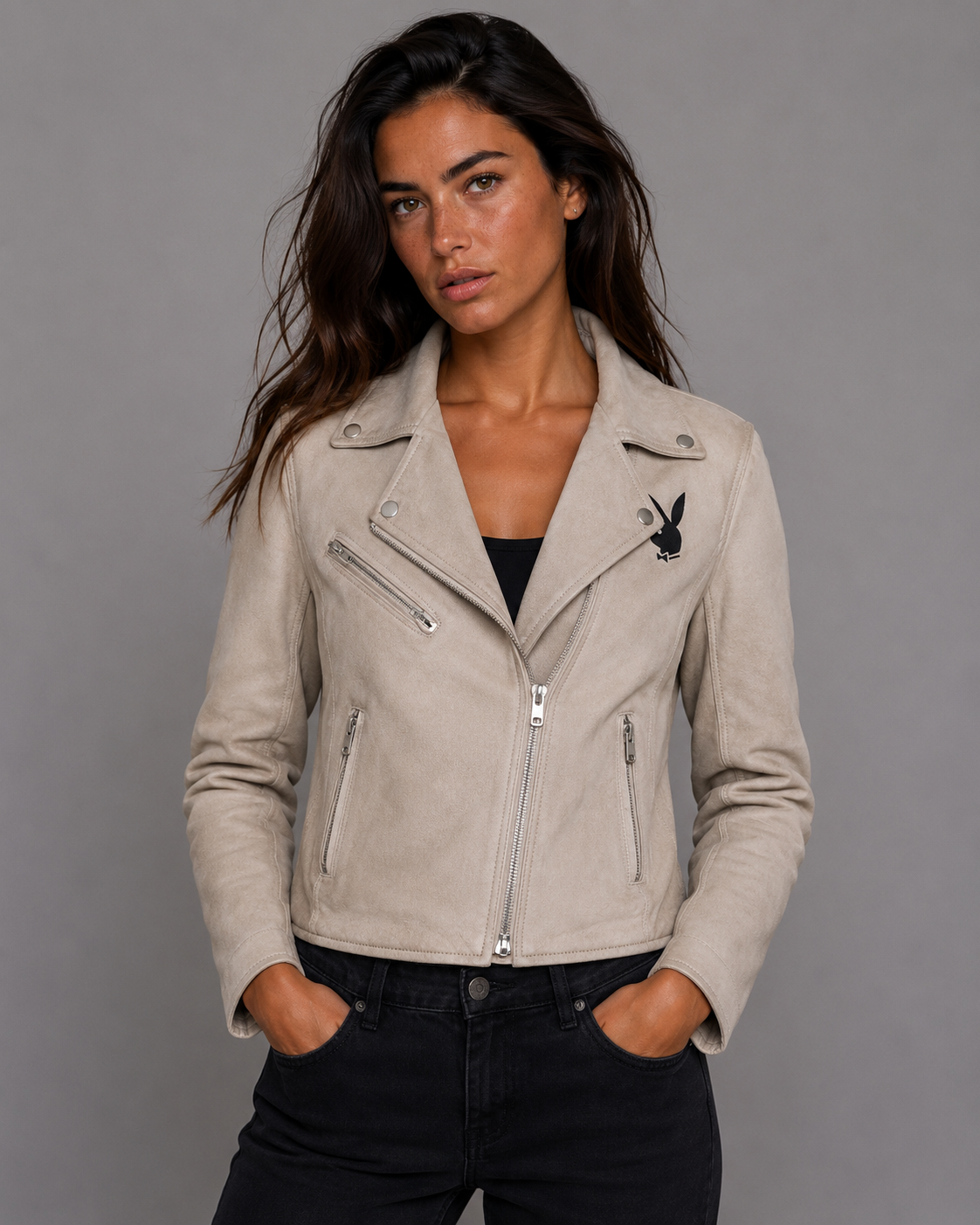 Playboy Olympe Women's Leather Jacket