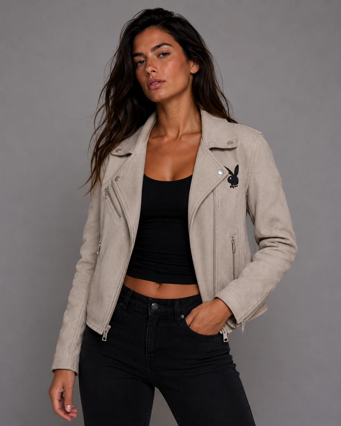 Playboy Olympe Women's Leather Jacket