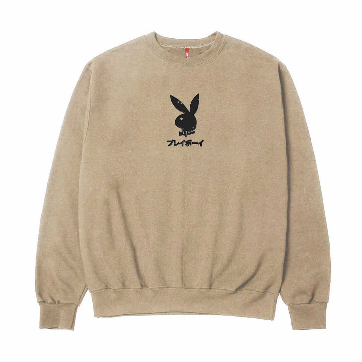 Playboy Ace of Spades Crewneck Sweatshirt - Sand