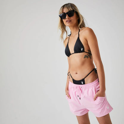 Playboy Cheeky String Bikini Bottom - Jet set