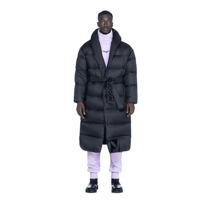 Playboy Belted Long Puffer Jacket