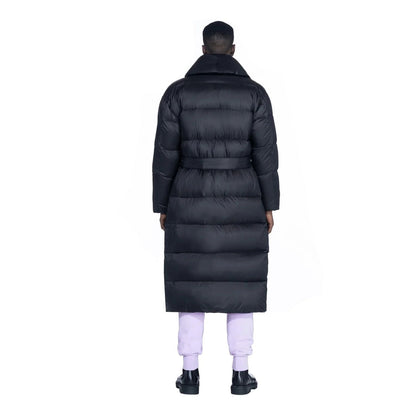 Playboy Belted Long Puffer Jacket