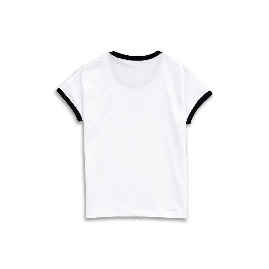 Playboy Bunny Icon Baby Ringer Tee - White