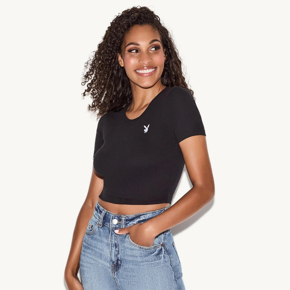 Playboy Classic Logo Baby Tee