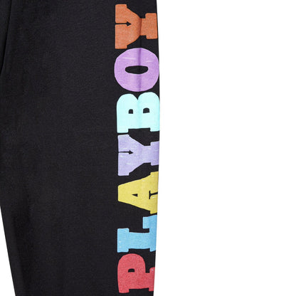 Playboy Color-Block Sweatpants - Black