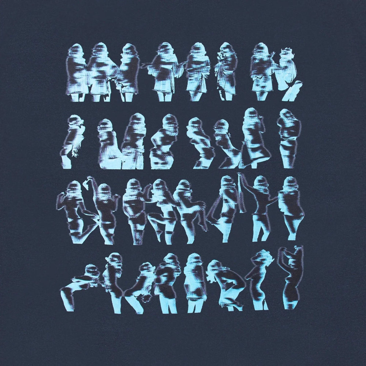 Playboy December 1972 Playmate X-Ray Long Sleeve T-Shirt - Navy
