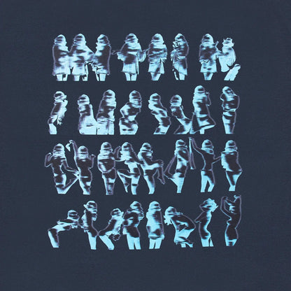 Playboy December 1972 Playmate X-Ray Long Sleeve T-Shirt - Navy