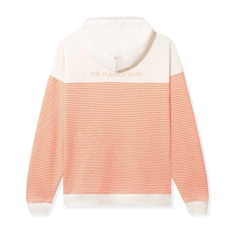 Playboy Drop Stripe VIP Club Quarter Zip Hoodie