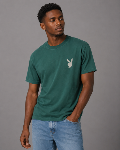 Playboy Feb 1971 Cover Tee - Green