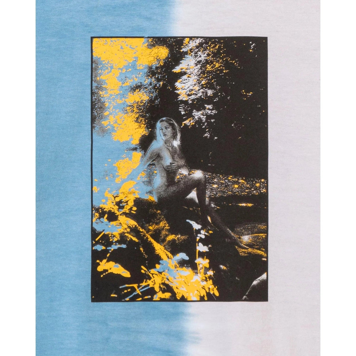 Playboy February 2019 Playmate Megan Moore Dip-Dye Long Sleeve - Blue Tie-Dye