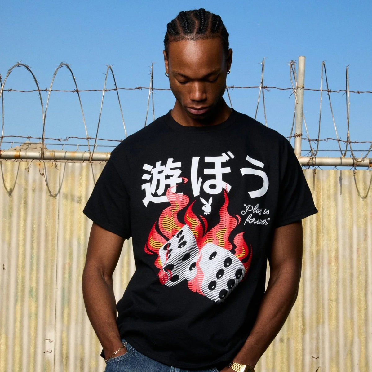 Playboy Fire Dice Tee