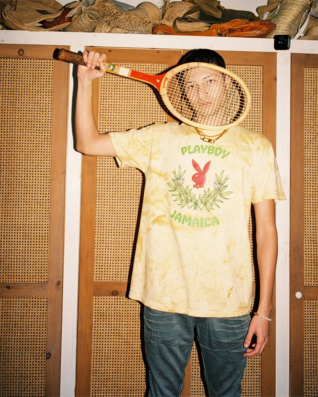 Playboy Jamaica Core Logo Tee Tie Dye - Citron