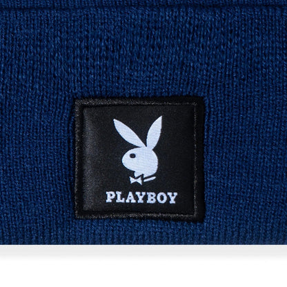 Playboy Knit Beanie with Logo Patch