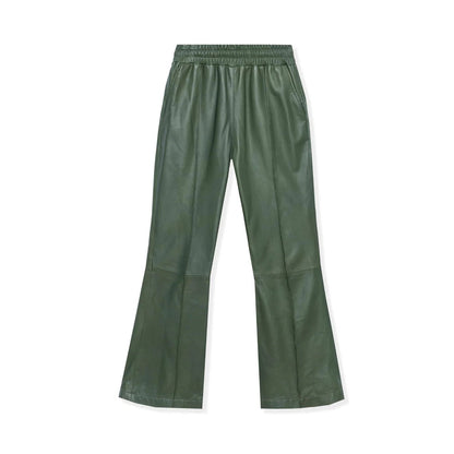 Playboy Leather Flare Pants