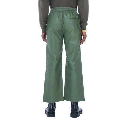 Playboy Leather Flare Pants