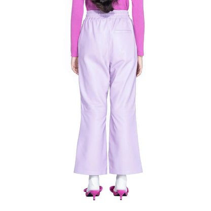Playboy Leather Flare Pants