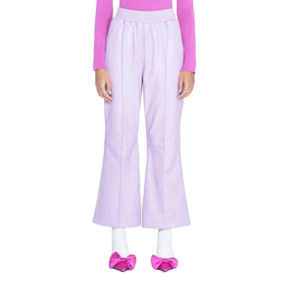 Playboy Leather Flare Pants
