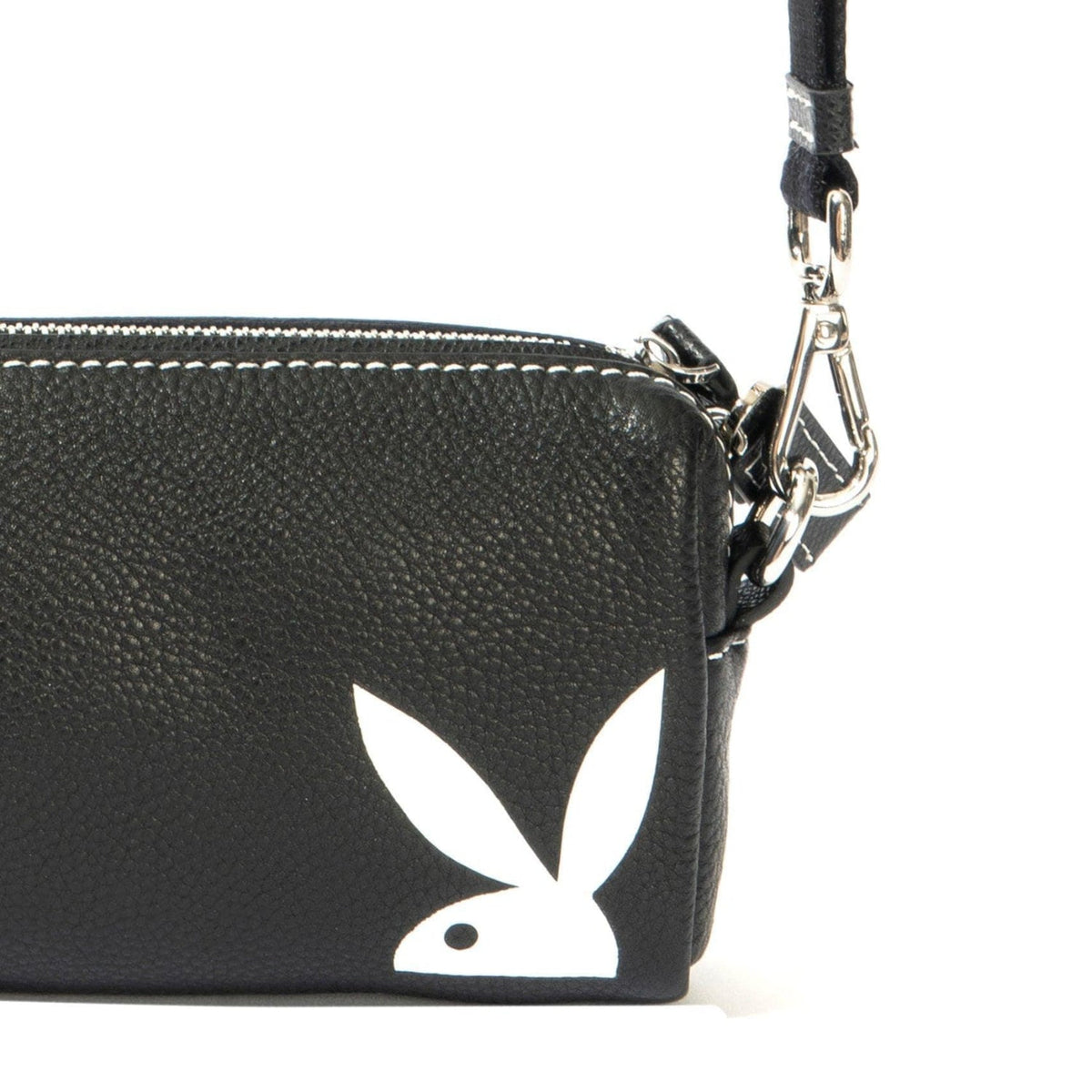 Playboy Leather Pouchette - Black