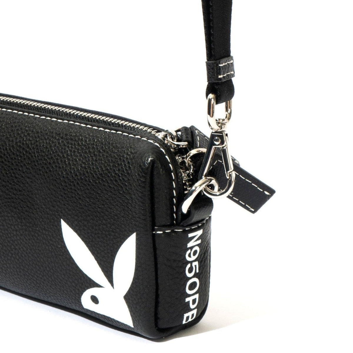Playboy Leather Pouchette - Black