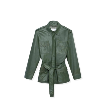 Playboy Leather Safari Jacket