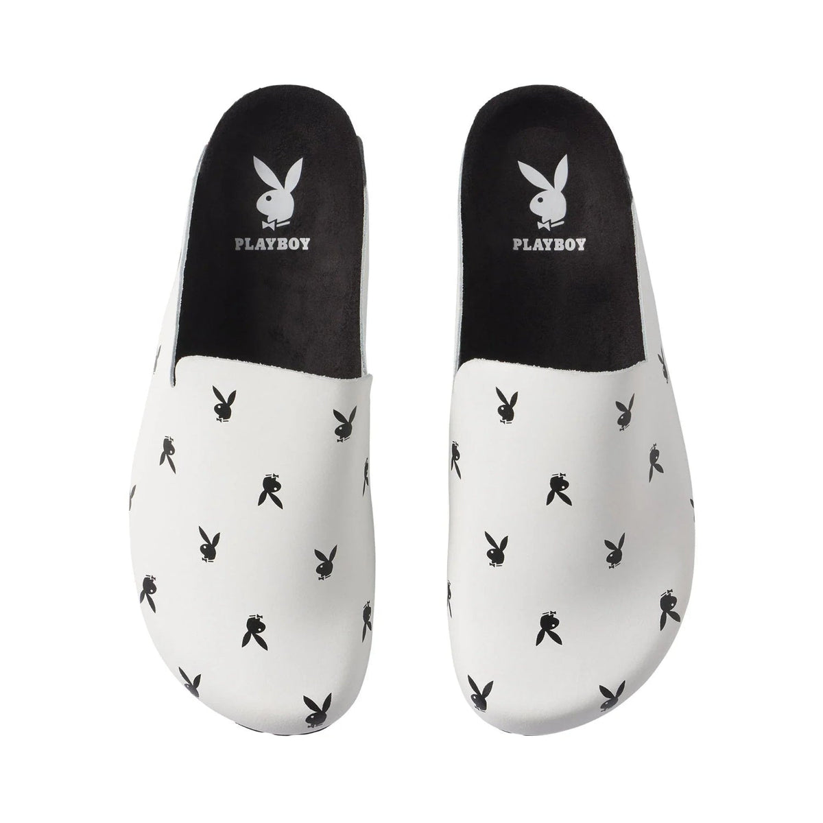 Playboy Leather Slides