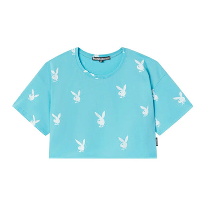 Playboy Logo Cropped T-Shirt