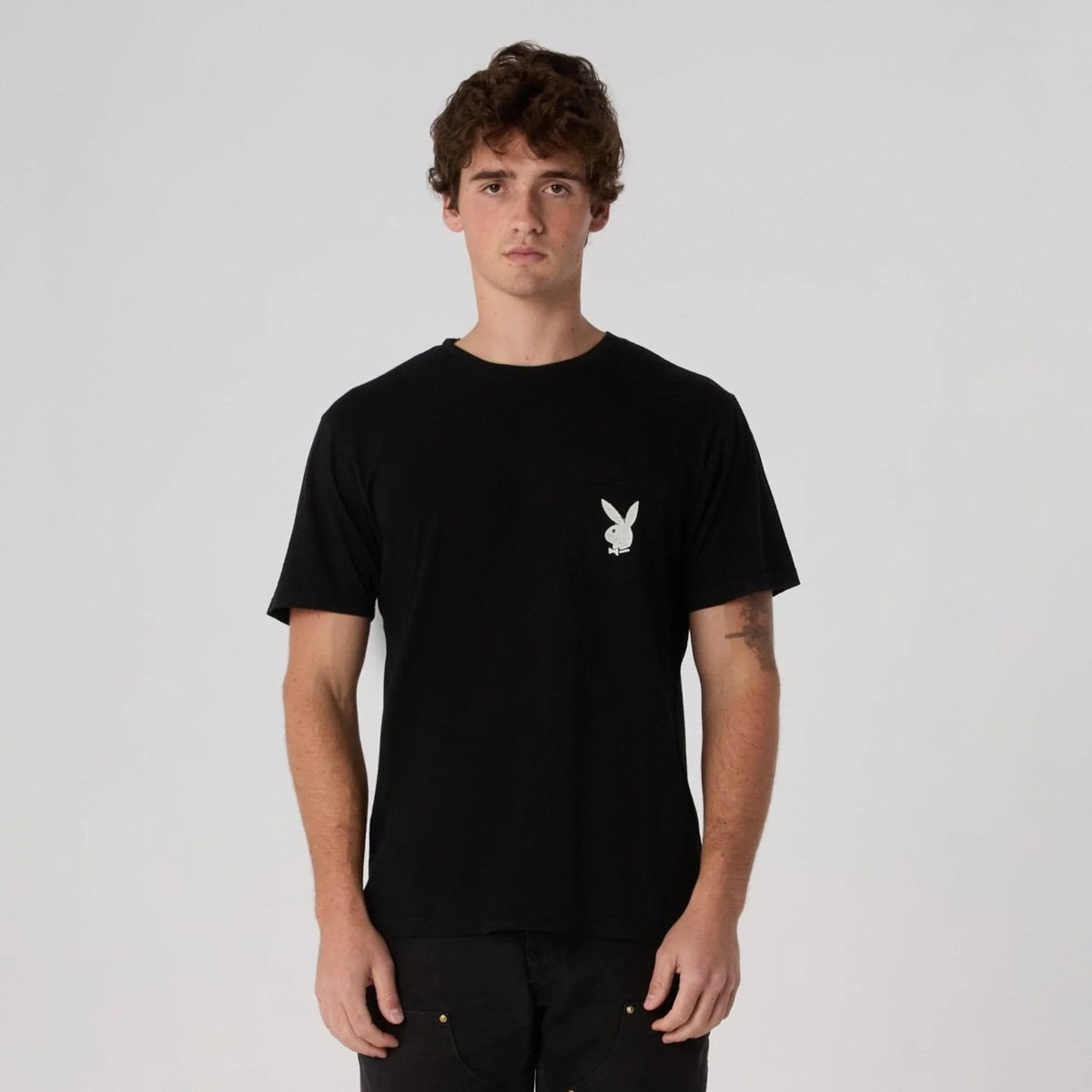 Playboy Lovers Pocket Tee - Black