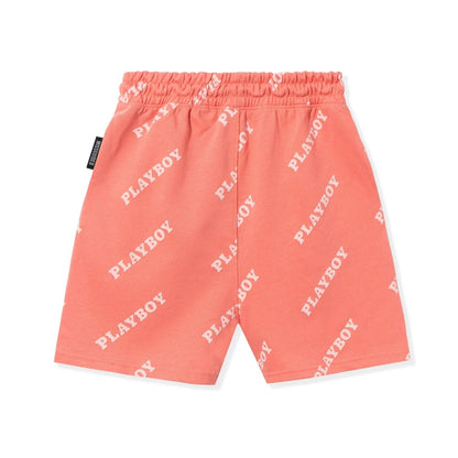 Playboy x Missguided - Masthead Boyfriend Short - Pink