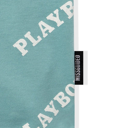 Playboy Masthead Oversized T-Shirt - Blue
