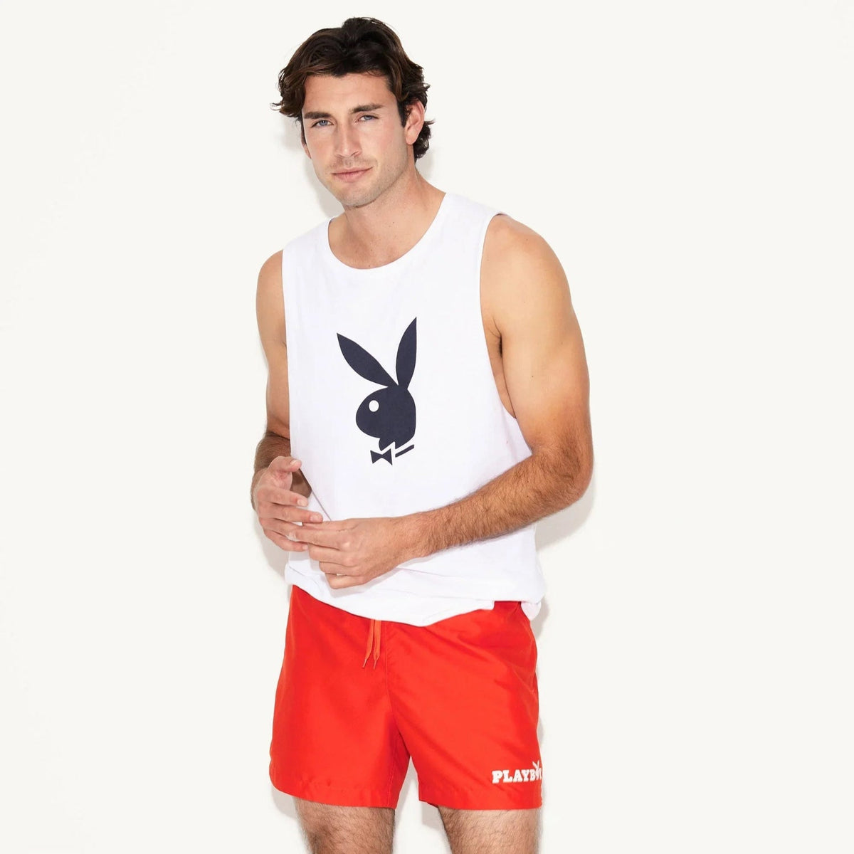 Playboy Men's 15" Core Swim Trunks