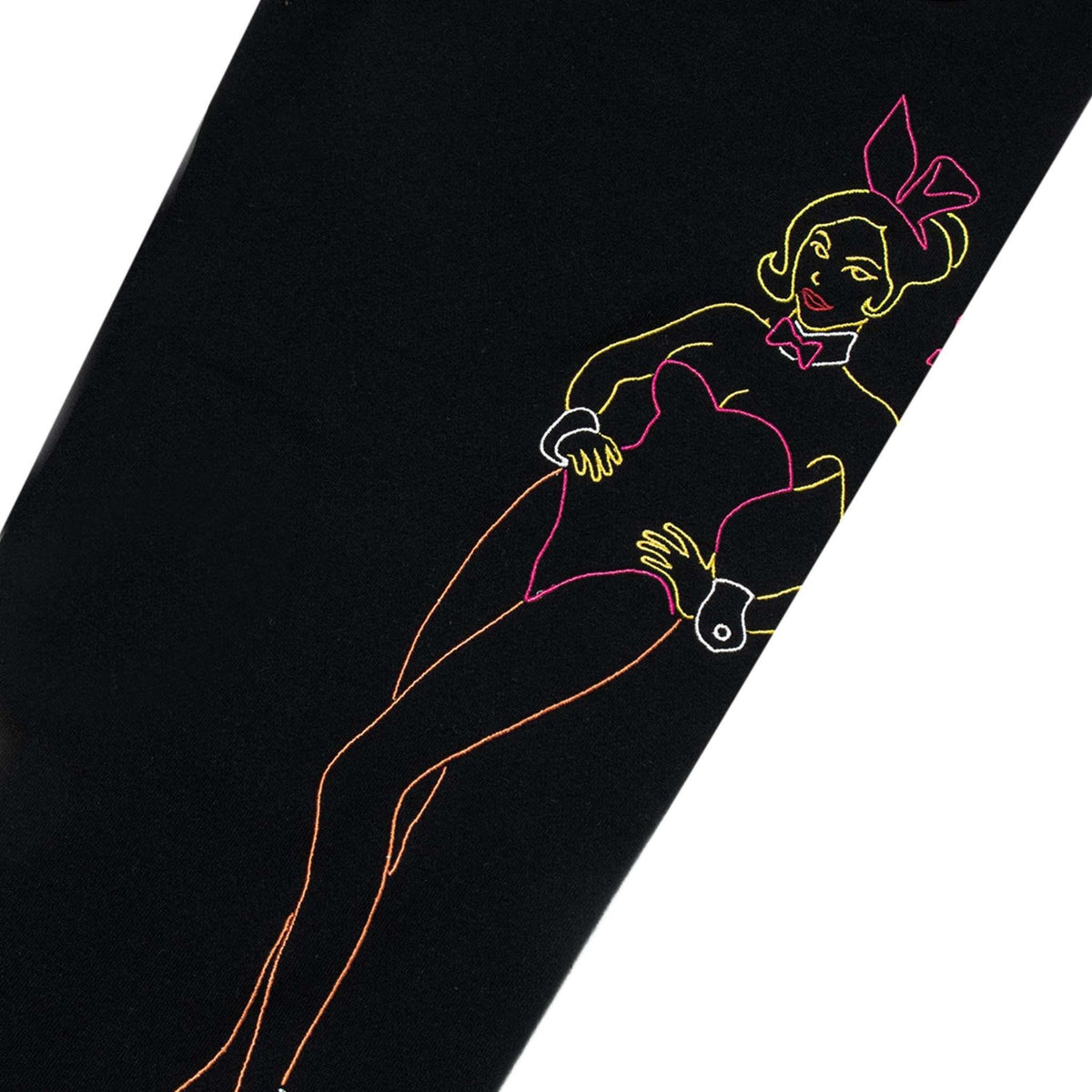 Playboy Men's Bunny Outline Sweatpants - Stretch limo