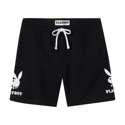 Playboy Men's Double Bunny Sweat Shorts