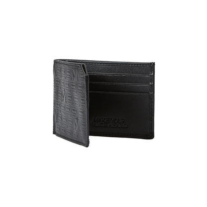 Playboy Men's Emboss Slim fold Wallet - Black