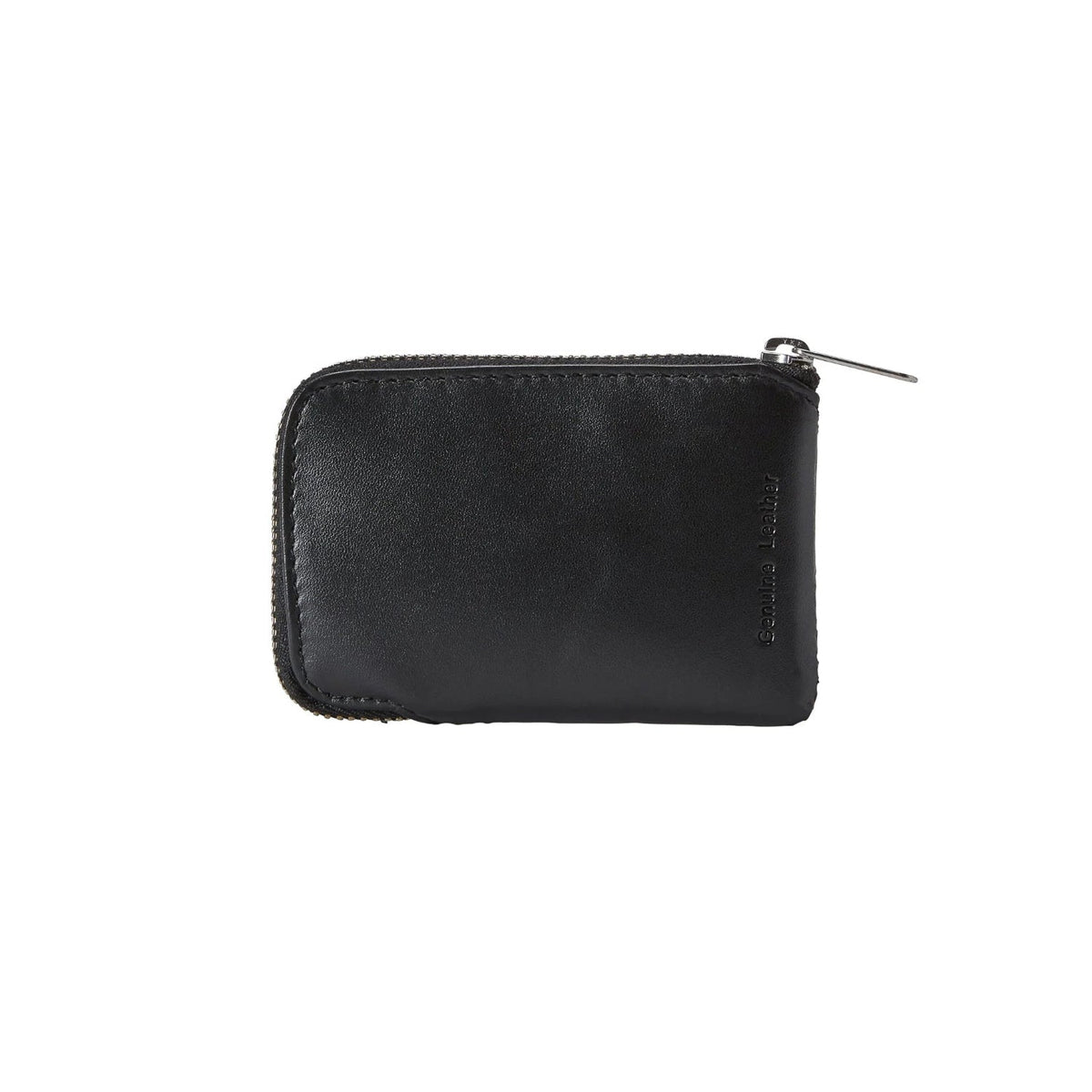 Playboy Men's Embossed Zip Front Wallet - Black